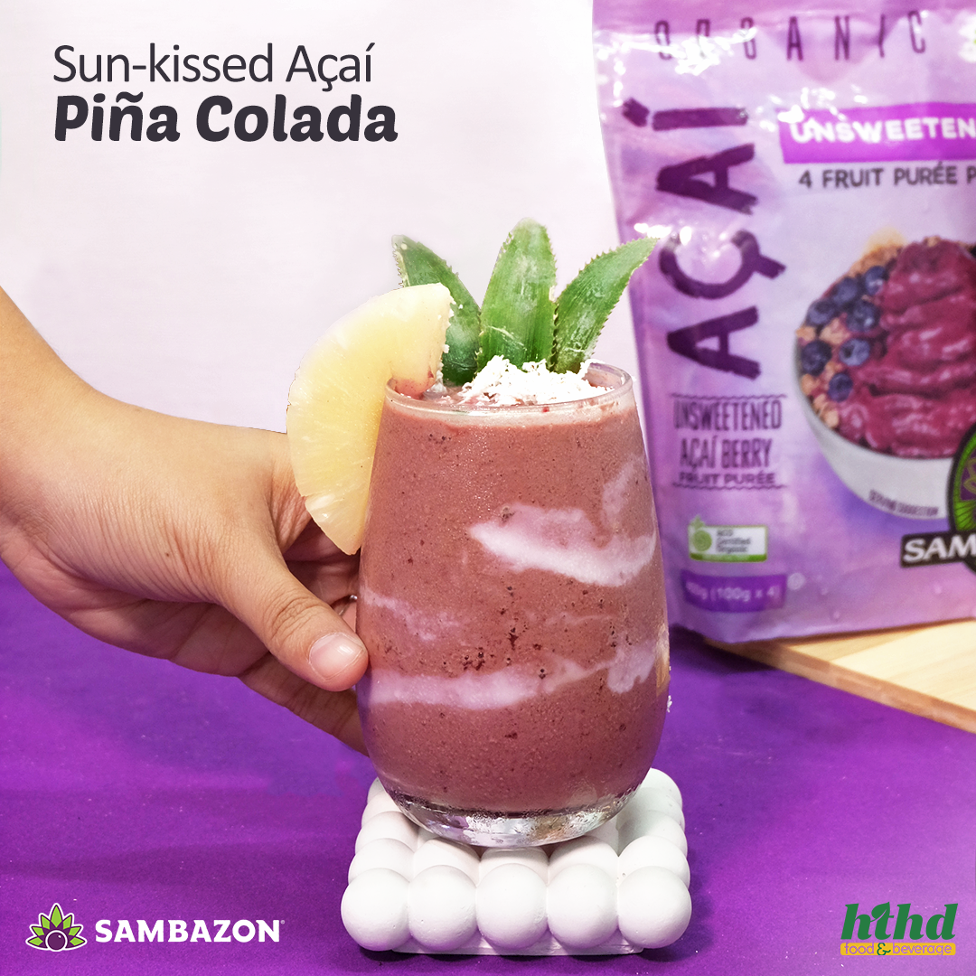 A Sun-Kissed Twist on Your Day: Açaí Piña Colada with a Healthy Boost