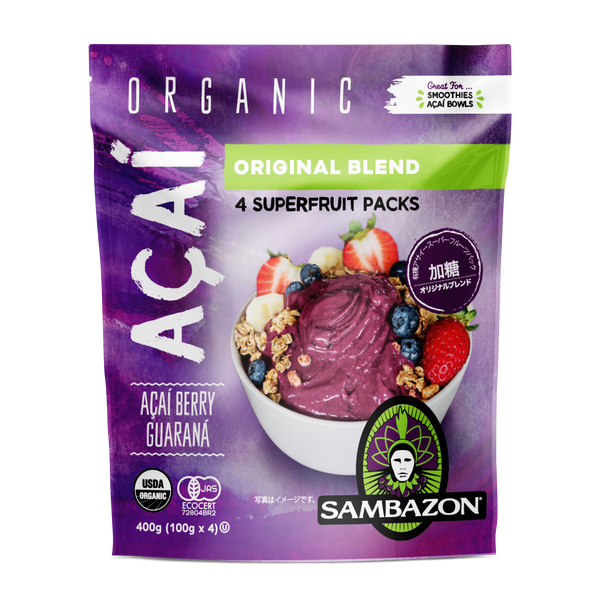 Sambazon Original Acai Superfruit Packs 400g (4x100g)