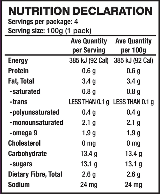 Sambazon Original Açaí Superfruit Packs 400g (4x100g)