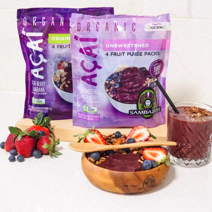 Sambazon Original Açaí Superfruit Packs 400g (4x100g)
