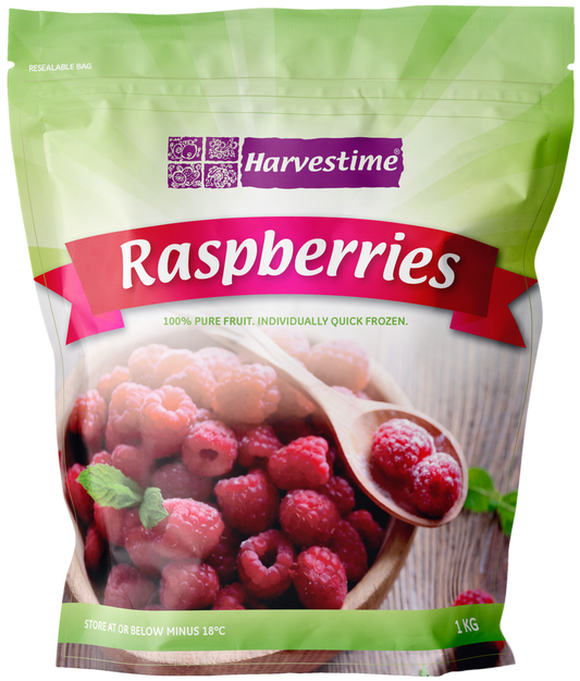 Harvestime Frozen Raspberries (1 KG)