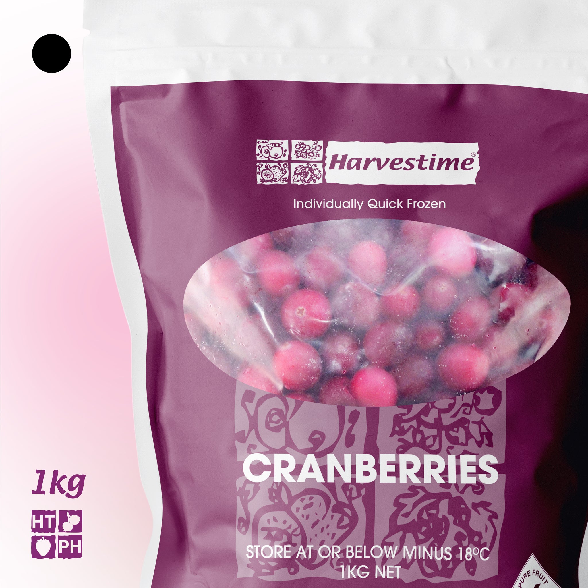 Harvestime Premium Frozen Cranberries